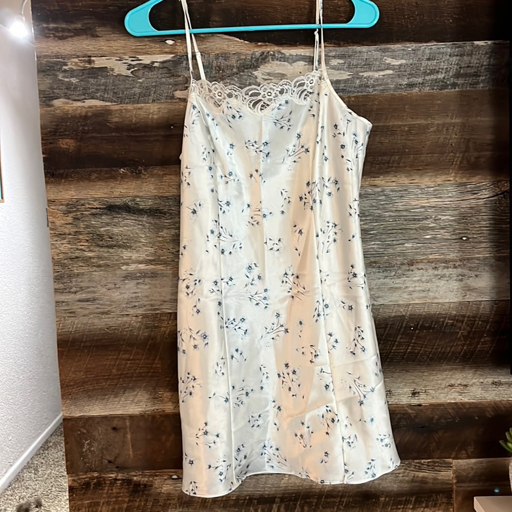 White floral lingerie